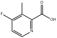 4-氟-3-甲基吡啶甲酸 结构式