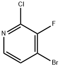 2-氯-3-氟-4-溴吡啶 结构式
