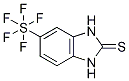 5-PENTAFLUOROSULFANYL-1H-BENZO[D]IMIDAZOLE-2(3H)-THIONE 结构式