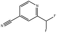 2-(二氟甲基)异烟腈 结构式