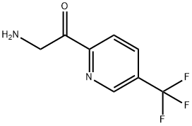 2-氨基-1-(5-(三氟甲基)吡啶-2-基)乙烷-1-酮 结构式