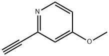 2-乙炔基-4-甲氧基吡啶 结构式