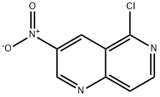 5-Chloro-3-nitro-1,6-naphthyridine 结构式