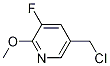 5-(氯甲基)-3-氟-2-甲氧基吡啶 结构式