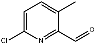 6-氯-3-甲基皮考林醛 结构式