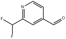 2-(DIFLUOROMETHYL)ISONICOTINALDEHYDE 结构式