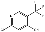 2-氯-4-羟基-5-三氟甲基吡啶 结构式