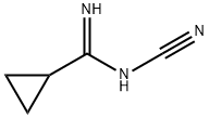 N'-氰基环丙烷甲酰亚胺酰胺 结构式