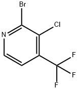2-溴-3-氯-4-三氟甲基吡啶 结构式
