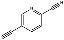 5-乙炔基吡啶-2-甲腈 结构式