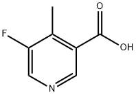 5-氟-4-甲基烟酸 结构式