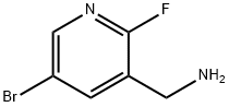 3-Aminomethyl-5-bromo-2-fluoropyridine 结构式