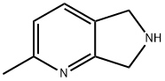 2-甲基-6,7-二氢-5H-吡咯并[3,4-B]吡啶 结构式