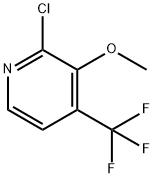 2-氯-3-甲氧基-4-(三氟甲基)吡啶 结构式