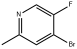 4-溴-5-氟-2-甲基吡啶 结构式