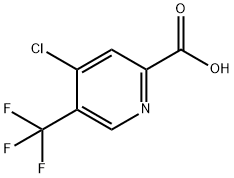 4-氯-5-(三氟甲基)吡啶甲酸 结构式