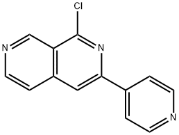 1-氯-3-(吡啶-4-基)-2,7-萘啶 结构式