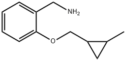 2-(2-METHYL-CYCLOPROPYLMETHOXY)-BENZYLAMINE 结构式