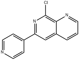 8-氯-6-(吡啶-4-基)-1,7-萘啶 结构式