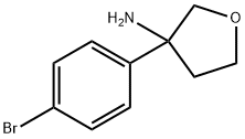 3-(4-broMophenyl)tetrahydrofuran-3-aMine 结构式