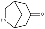 6-氮杂双环[3.2.1]辛烷-3-酮 结构式