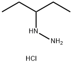 1-(戊烷-3-基)肼二盐酸盐 结构式