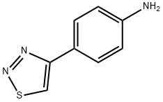 4-(1,2,3-噻二唑)苯胺 结构式