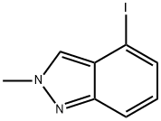 4-碘-2-甲基-2H-吲唑 结构式