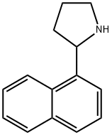 2-(萘-1-基)吡咯烷 结构式