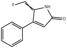 5-(氟亚甲基)-1,5-二氢-4-苯基-2H-吡咯-2-酮 结构式