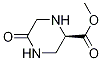 (R)-5-氧代哌嗪-2-羧酸甲酯 结构式