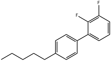 2,3-二氟-4'-戊基联苯 结构式