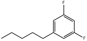 戊基-3,5-二氟苯 结构式