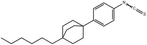 1-HEXYL-4-(4-ISOTHIOCYANATOPHENYL)-BICYC LO(2.2.2)OCTANE, 98 结构式