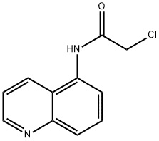 2-氯-N-5-喹啉乙酰胺 结构式