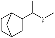 (1-{bicyclo[2.2.1]heptan-2-yl}ethyl)(methyl)amine 结构式