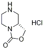 (R)-六氢-噁唑并[3,4-A]吡嗪-3-酮盐酸盐 结构式