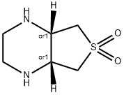 八氢噻吩并[3,4-B]吡嗪6,6-二氧化物 结构式