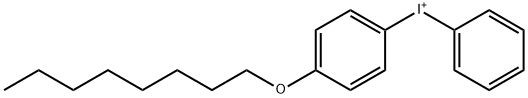 [4-(辛氧基)苯基]苯基-碘盐 结构式
