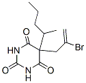 5-(2-bromoallyl)-5-sec-pentyl-1H,3H,5H-pyrimidine-2,4,6-trione 结构式