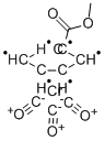 (苯甲酸甲酯)三基羰基铬 结构式