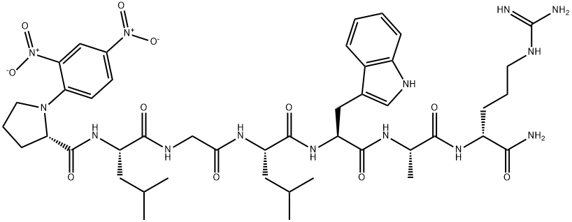 DNP-PRO-LEU-GLY-LEU-TRP-ALA-D-ARG-NH2