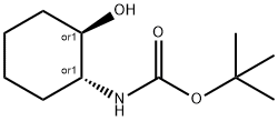 1R,2R-N-BOC-环己氨基醇 结构式