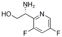 (R)-2-Amino-2-(3,5-difluoropyridin-2-yl)ethanol 结构式