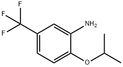 2-ISOPROPOXY-5-TRIFLUOROMETHYL-PHENYLAMINE HYDROCHLORIDE 结构式