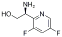 (S)-2-Amino-2-(3,5-difluoropyridin-2-yl)ethanol 结构式