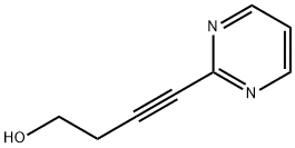 3-Butyn-1-ol, 4-(2-pyrimidinyl)- (9CI) 结构式