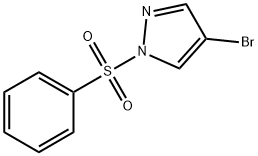 1-苯磺酰基-4-溴-1H-吡唑 结构式