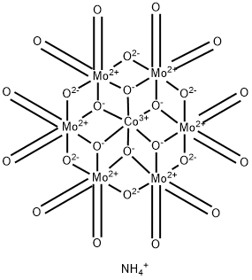 AMMONIUM 6-MOLYBDOCOBALTATE 结构式