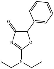 2-diethylamino-5-phenyl-2-oxazolin-4-one 结构式